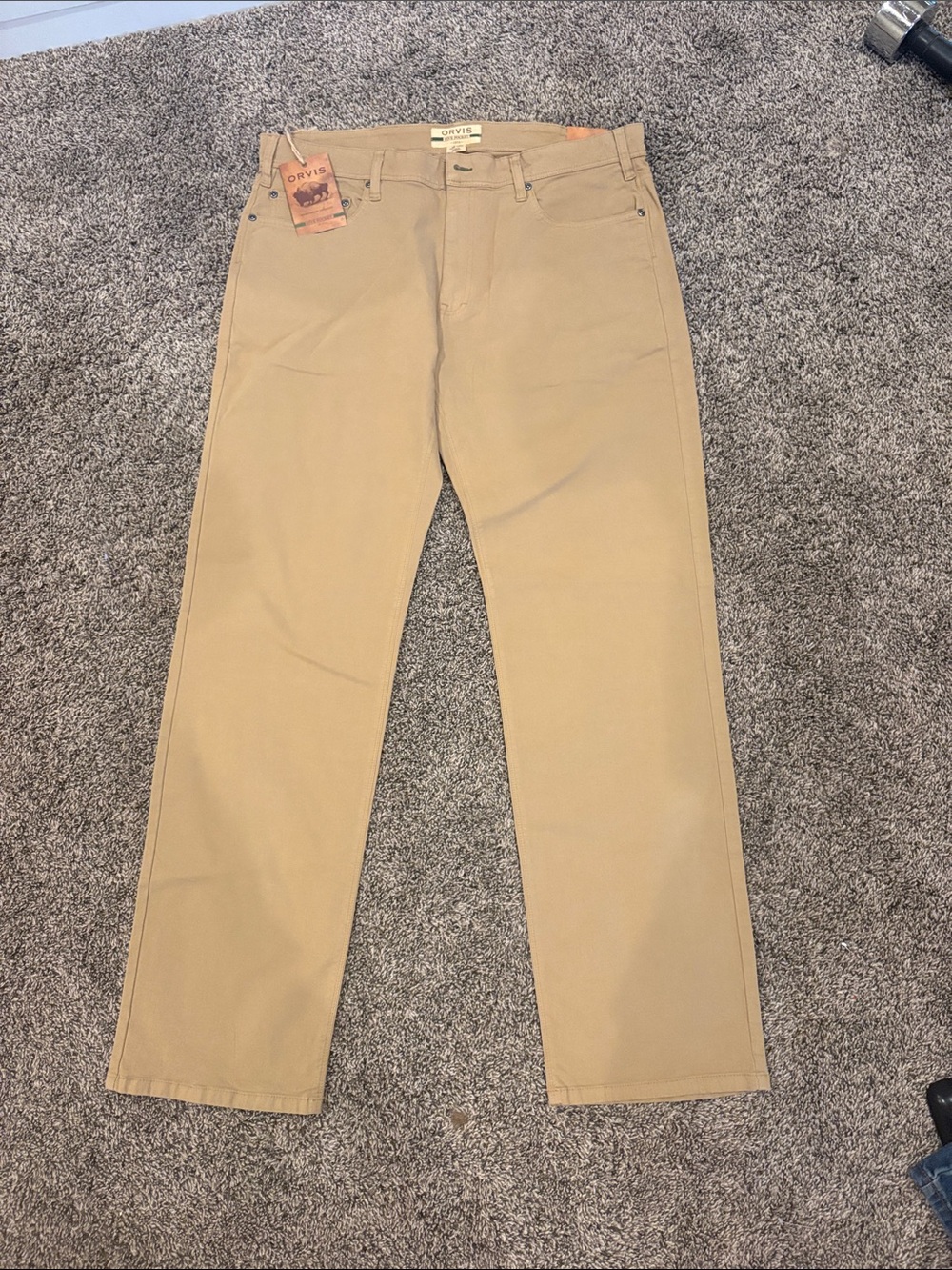 Orvis Straight-Leg Chino Pants - Khaki